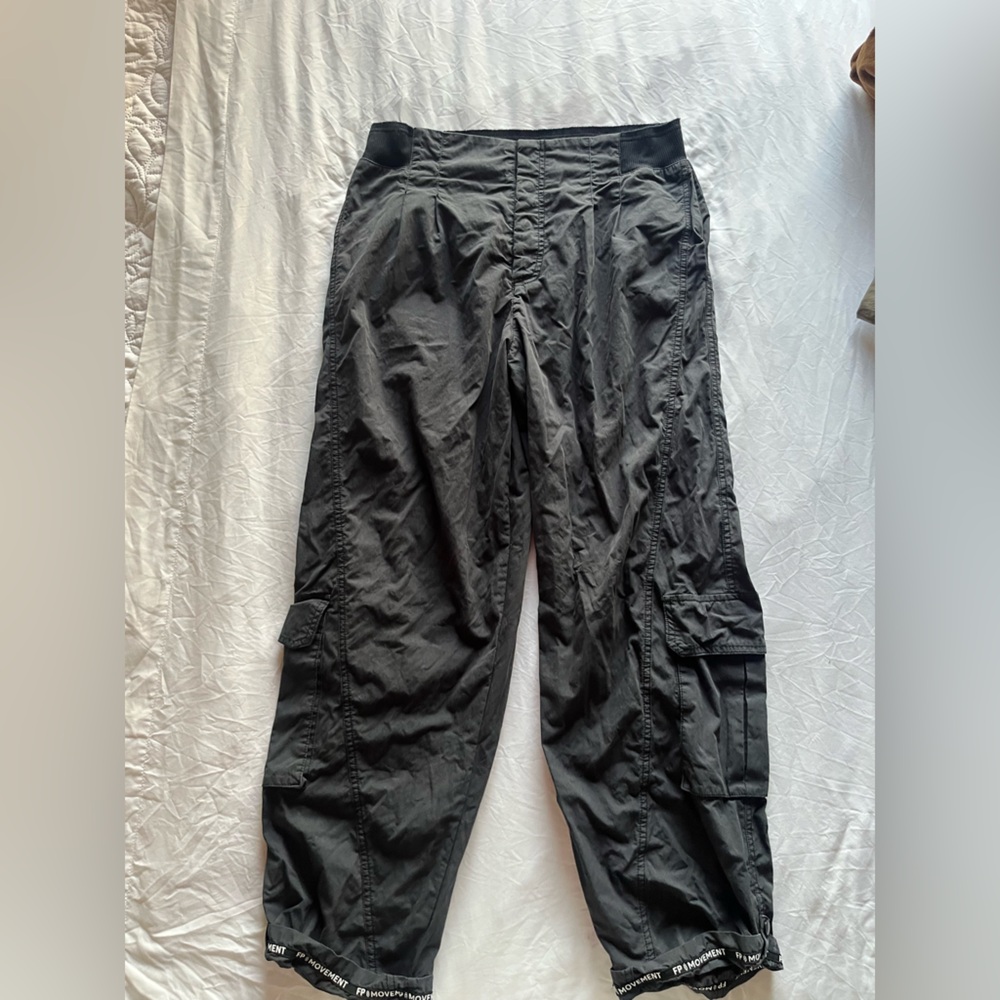 FP Movement by Free People Mesmerize Me Charcoal Pants large - Picture 6 of 7